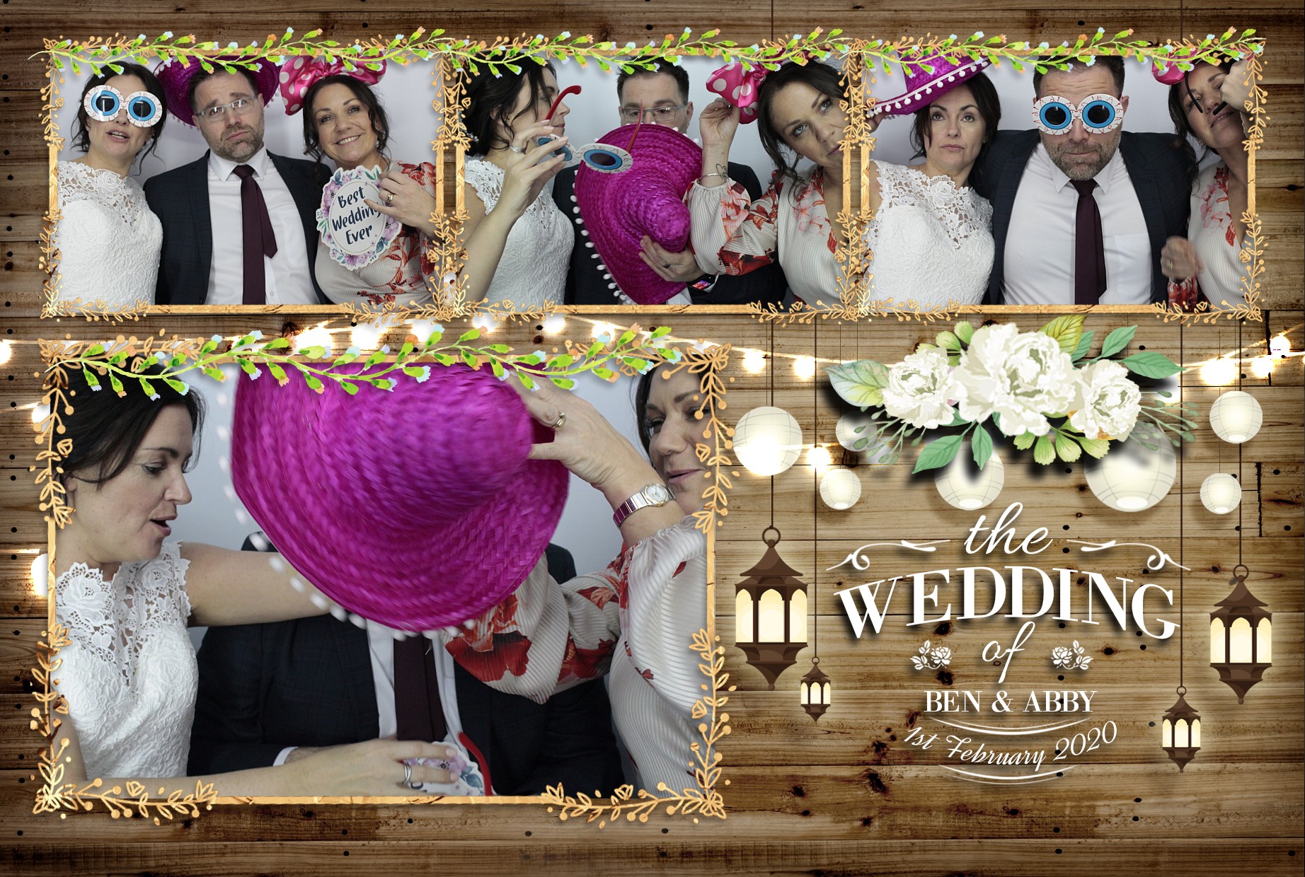 Ben & Abby’s Wedding  | View more photos from the event at gallery.myphotoboothexperience.co.uk/u/MyPhotoBoothExperienceLtd/Ben-Abby’s-Wedding